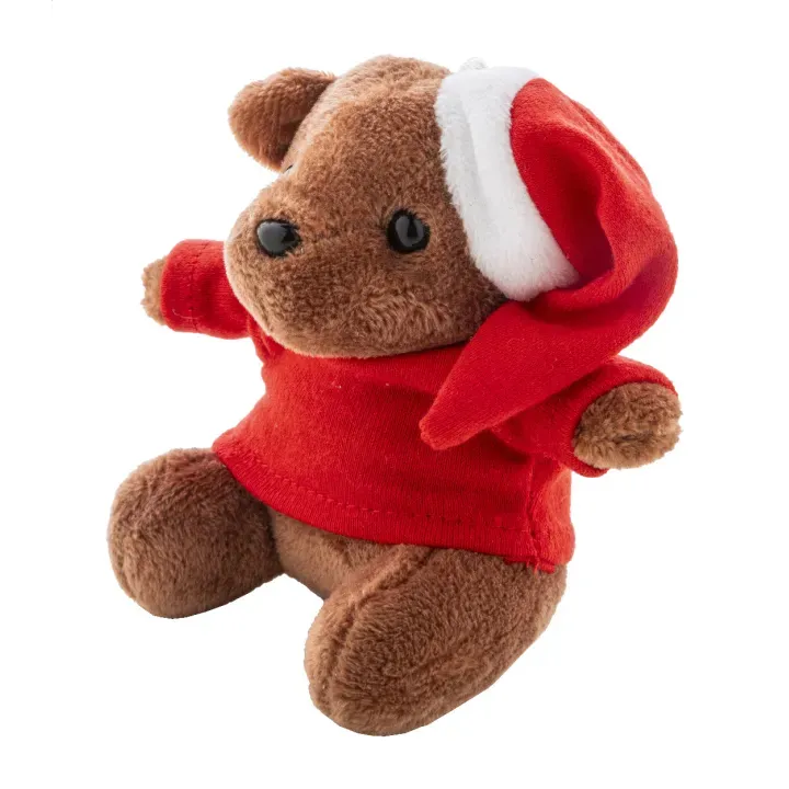 Plush Christmas teddy bear keyring - AP800052 (ANDA#1XX)